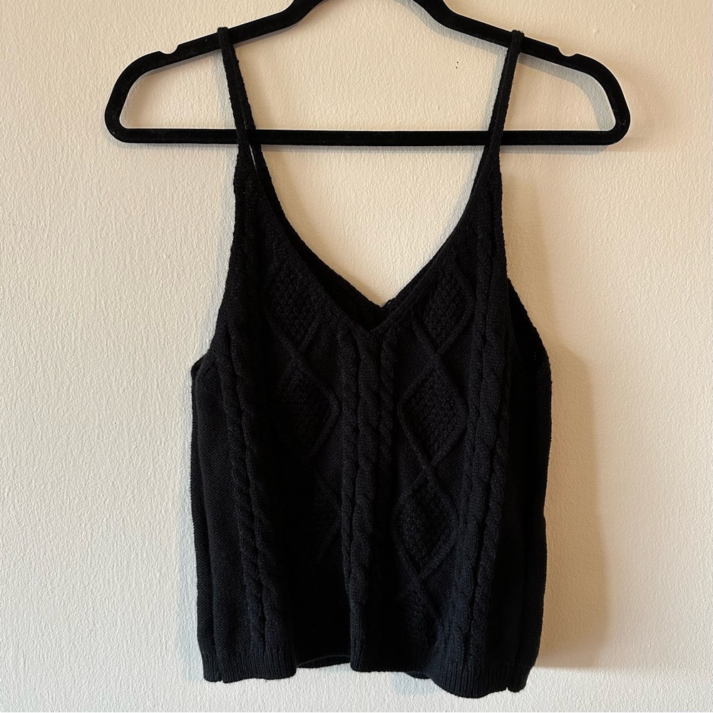 Forever 21 Black Sweater Tank